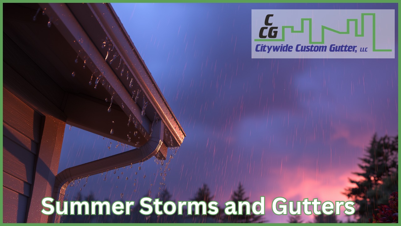 Summer Storms & Gutters