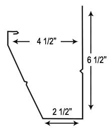 6" Fascia Gutter
